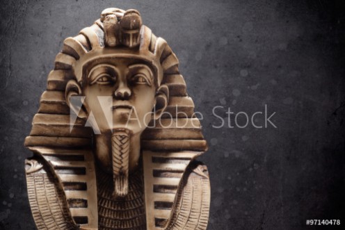 Picture of Stone pharaoh tutankhamen mask